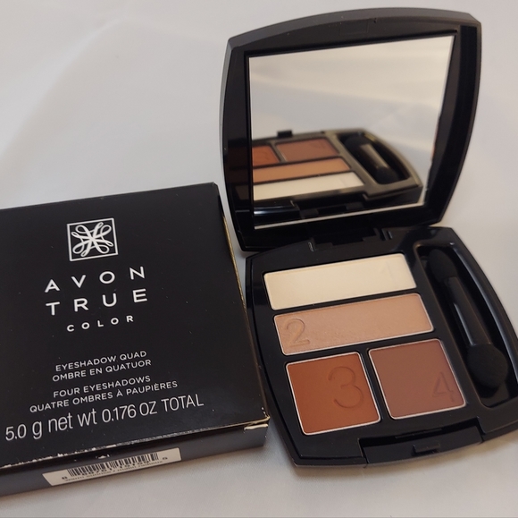 NIB AVON True Color Eyeshadow Quad - Warm Sunrise - Picture 2 of 3